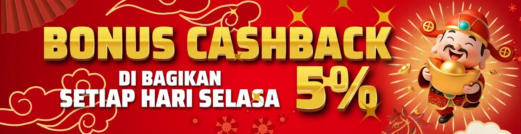 BONUS CASHBACK TIARATOTO